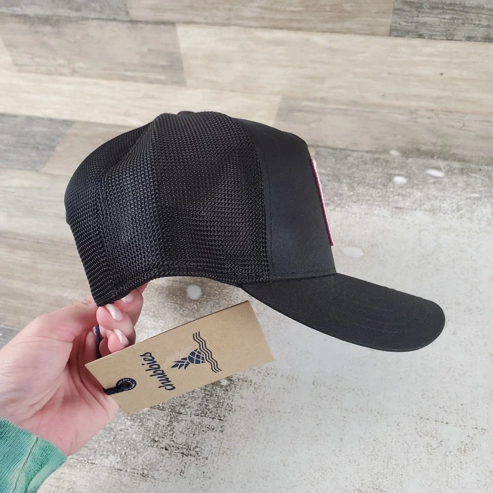 Chubbies The Backstage Trucker Hat Black Snapback Adjustable